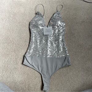 ReVamped LaNuit Sequin Bodysuit